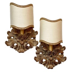 Vintage Italian Wall Sconces from C.N. Firenze, 1980s, Set of 2