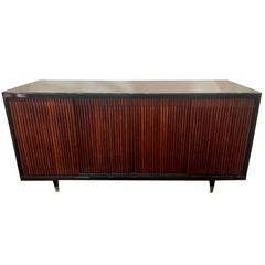 Vintage Italian Walnut and Ebony Sideboard