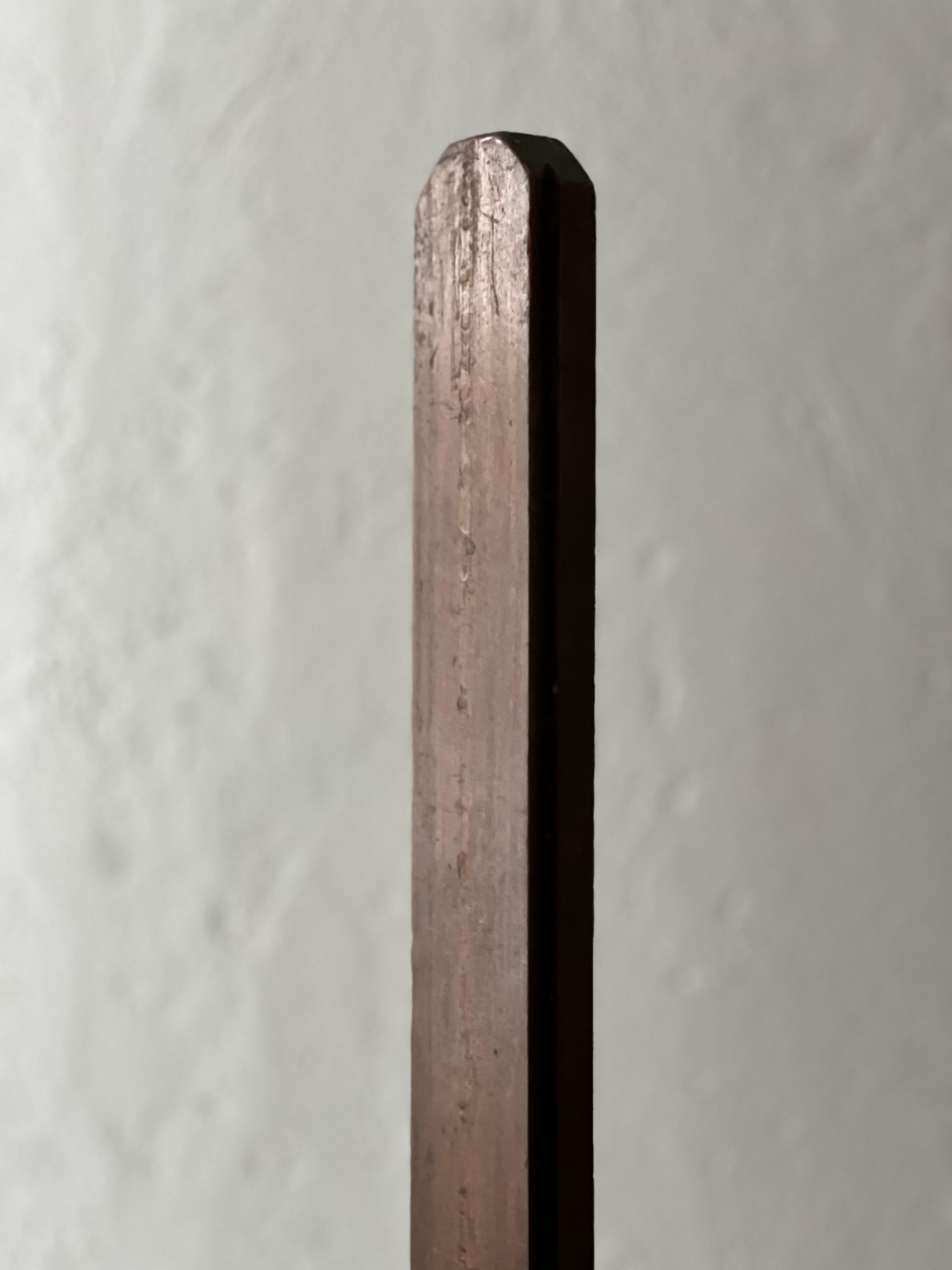 Italienische Vintage-Holz Staffelei, Kunsthalter, flacher Fernseherhalter aus Holz im Angebot 10