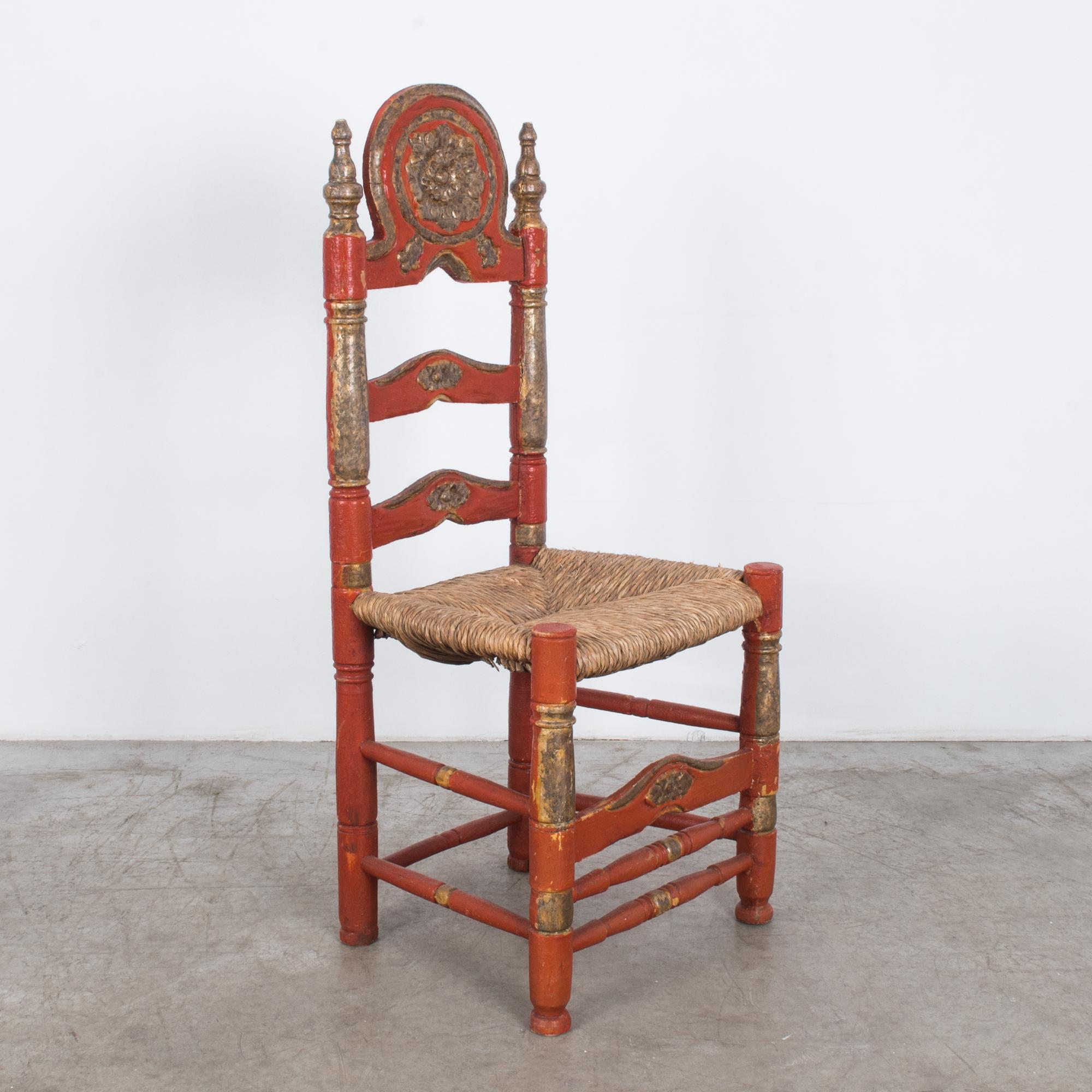 Baroque Vintage Italian Wooden Chair