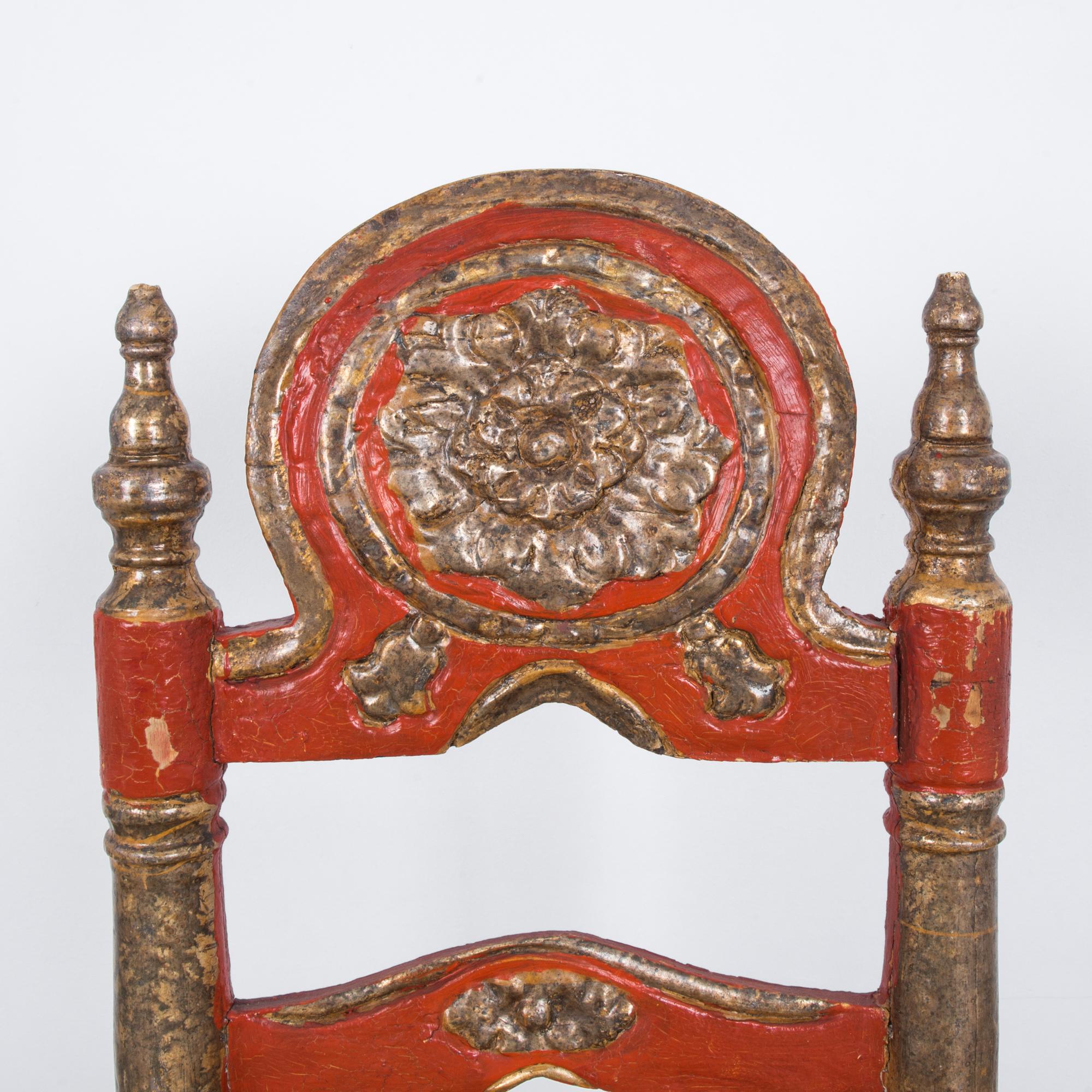 Vintage Italian Wooden Chair 1
