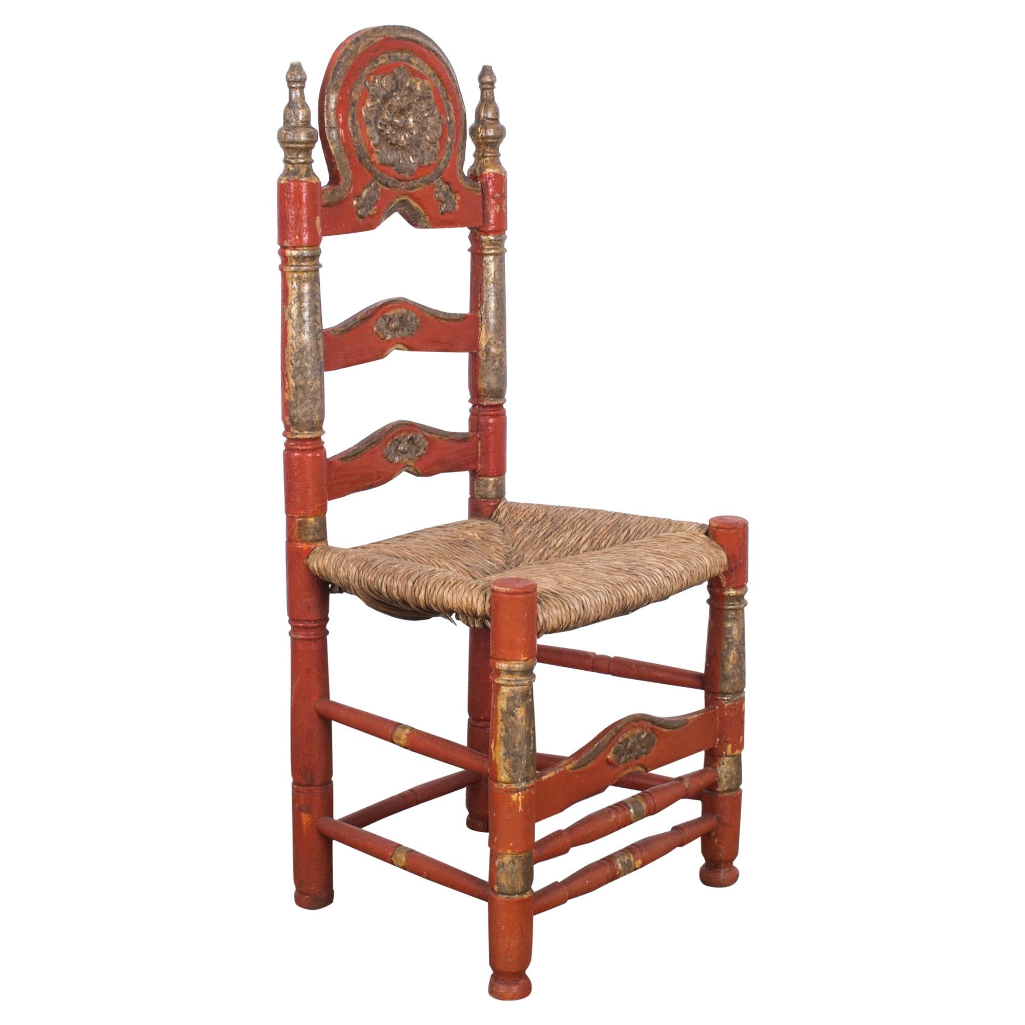 Vintage Italian Wooden Chair