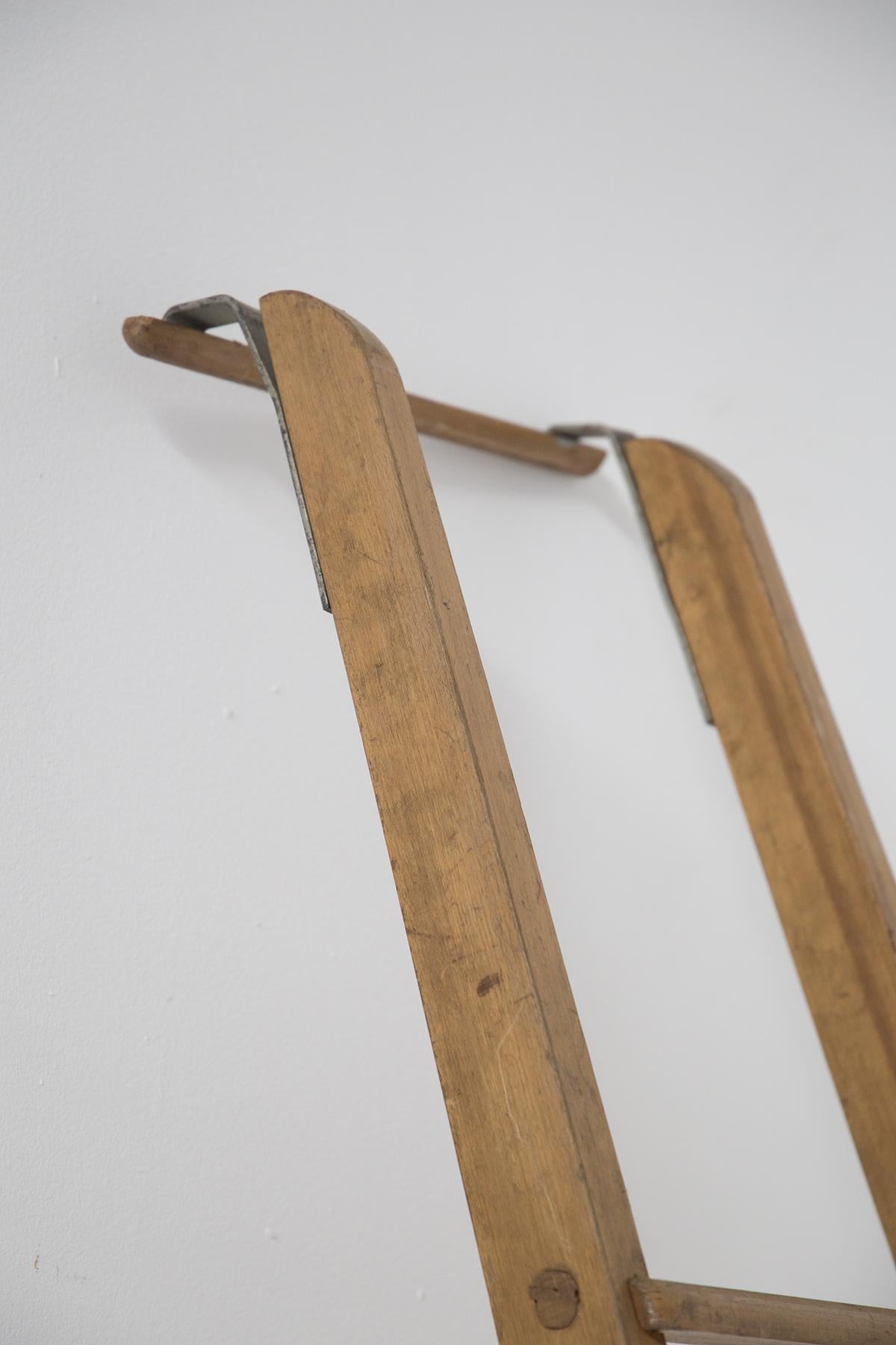 Vintage Italian Wooden Ladder For Sale at 1stDibs | italian ladder