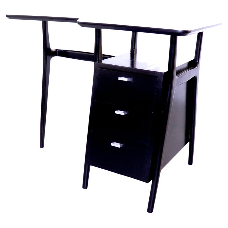 Vintage Italian Writing Desk, 1950's For Sale at 1stDibs