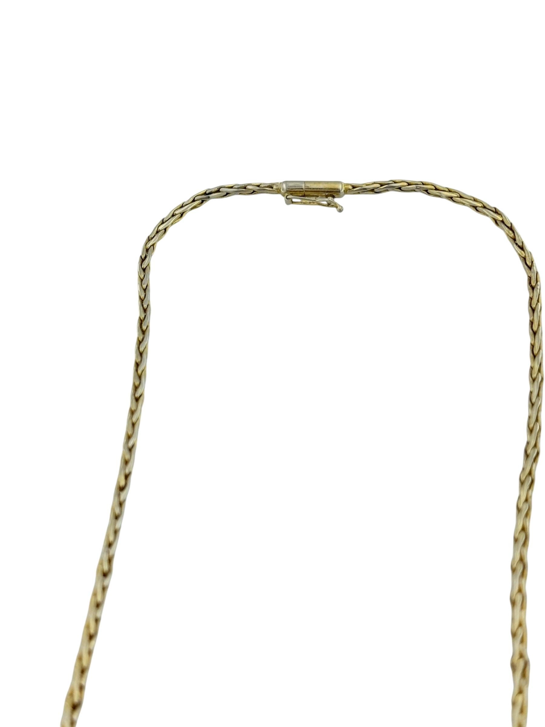 Collana d'epoca in oro giallo e bianco con 3,0ct di diamanti naturali in vendita 2