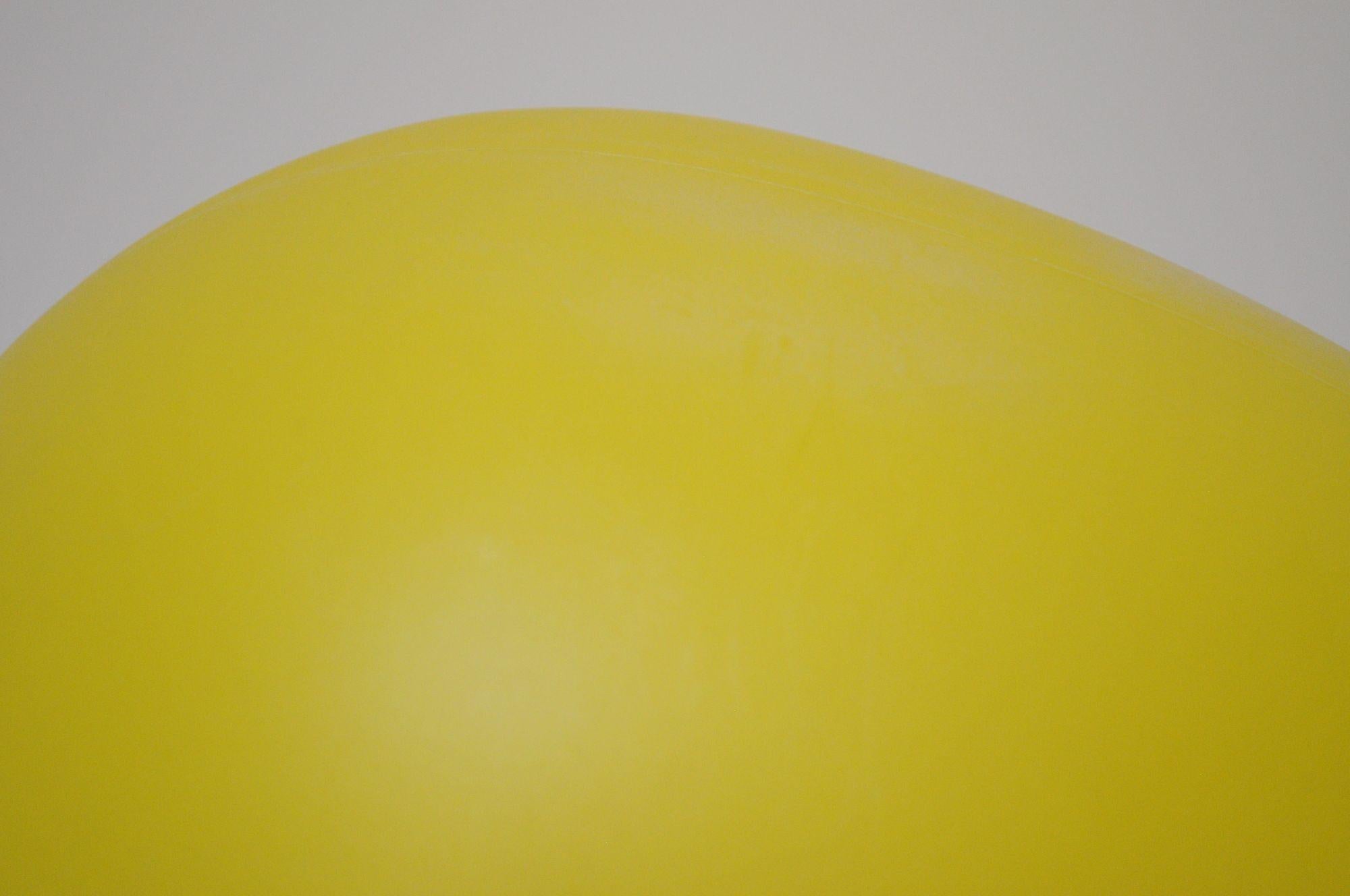 Vintage Italian Yellow Balloon Table Lamp / Sconce by Yves Christin for Bilumen 2