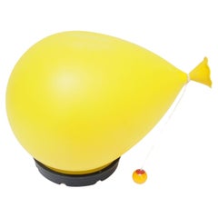 Vintage Italian Yellow Balloon Table Lamp / Sconce by Yves Christin for Bilumen