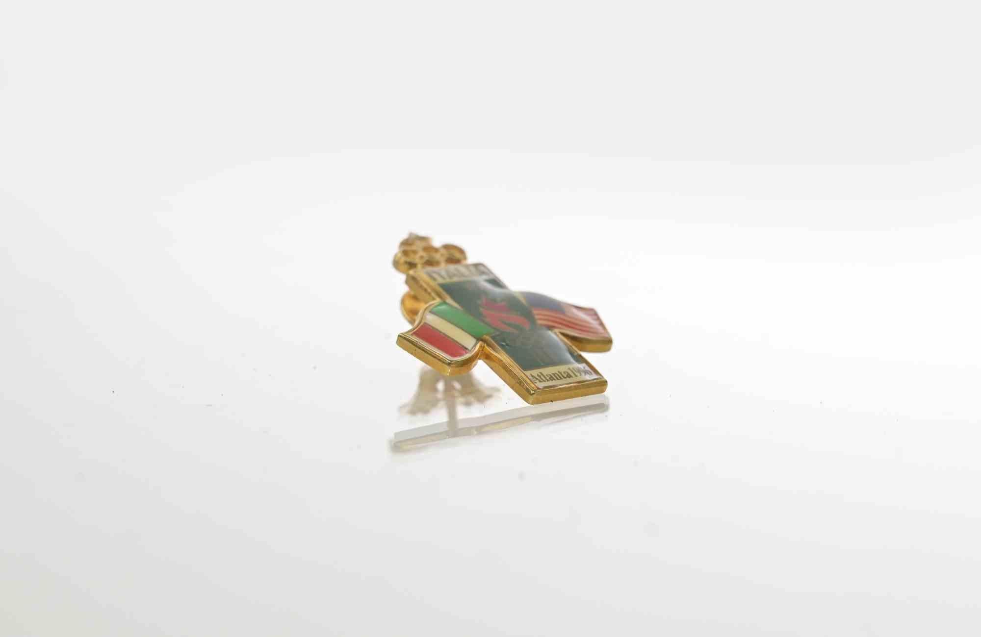 Pin's vintage Italie-USA des Jeux Olympiques d'Atlanta 1996.

Métal peint.

Très bon état.