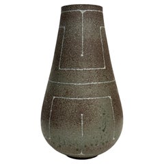 Vintage Ito Shin Modernist Japanese Large Wood-Fired Vase