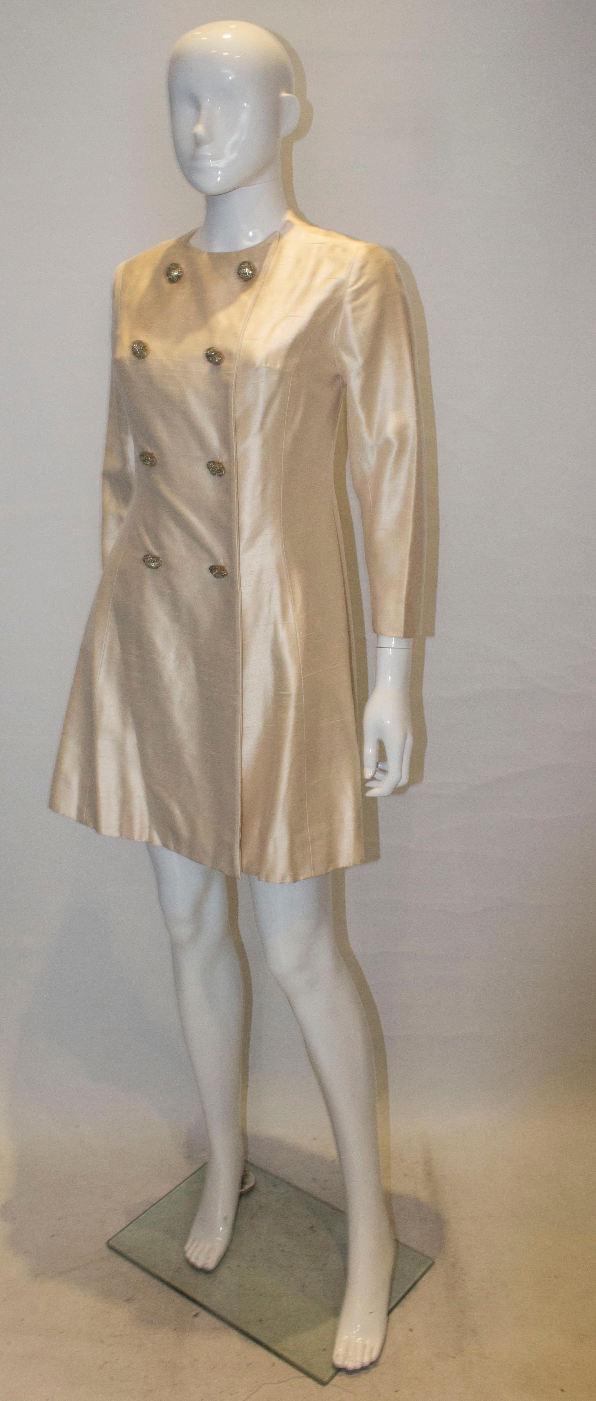 ivory dress coat