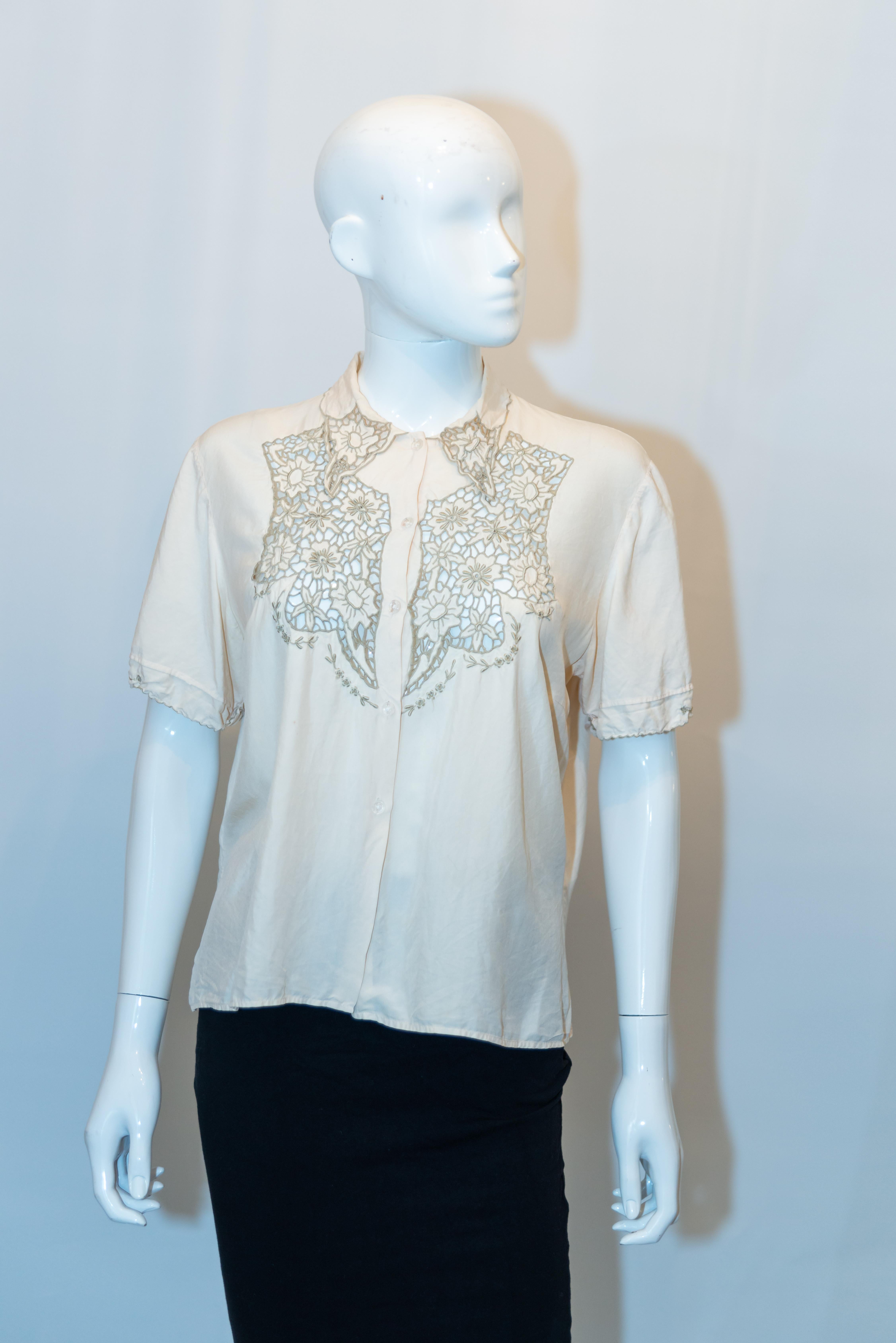 ivory silk blouses