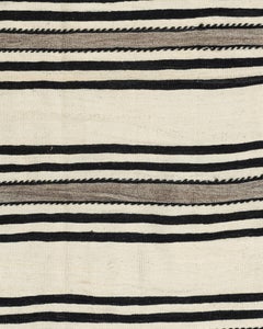 Vintage Ivory Turkish Kilim Runner Area Rugs 4'4 x 13'11