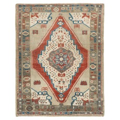 Vintage Ivory Turkish Oushak Area Rug 2
11 x 3
9