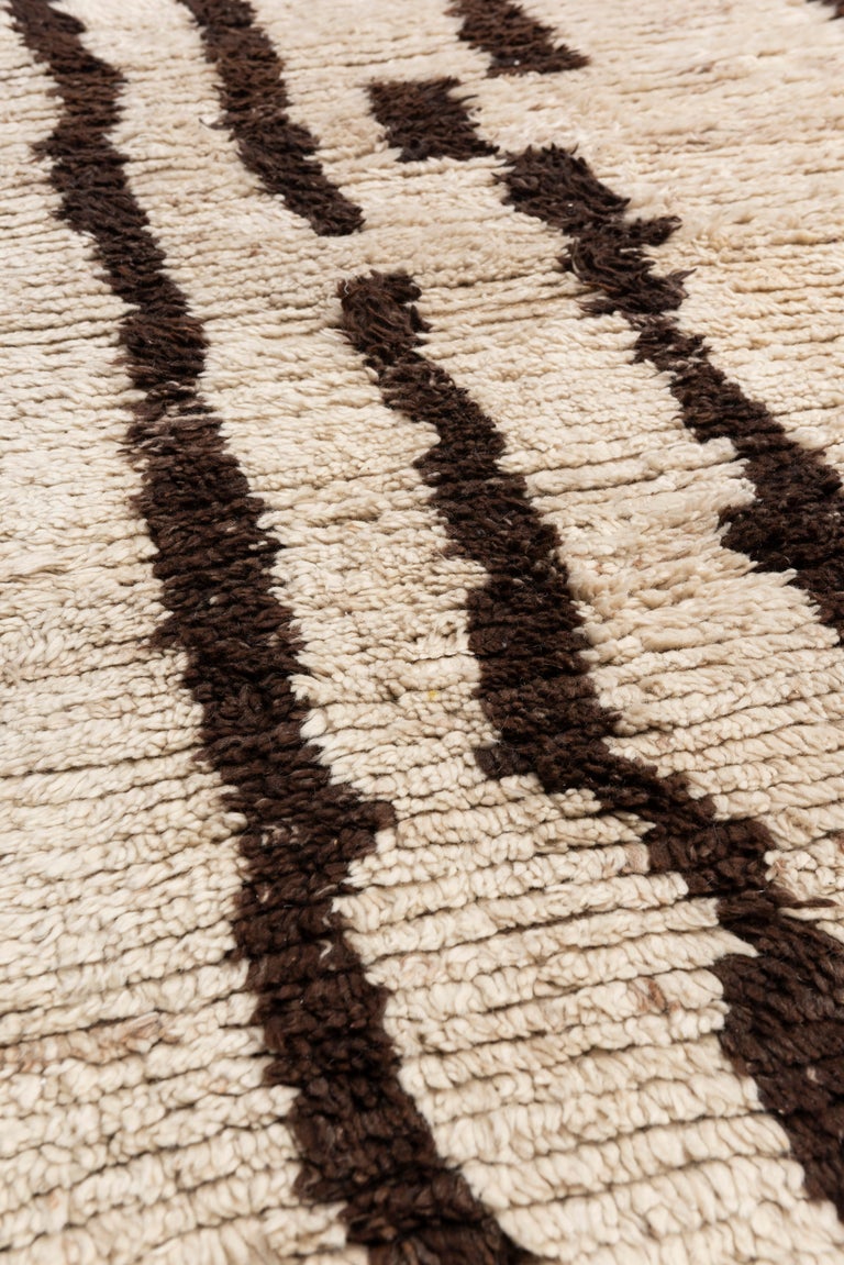 Vintage Azilal Moroccan Berber Rug 1940s at 1stDibs