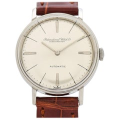 Vintage IWC Automatic Mid-Size Stainless Steel Watch, 1960