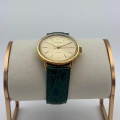 Vintage IWC International Watch Co. 18k Yellow Gold Minimalist Automatic Dress W