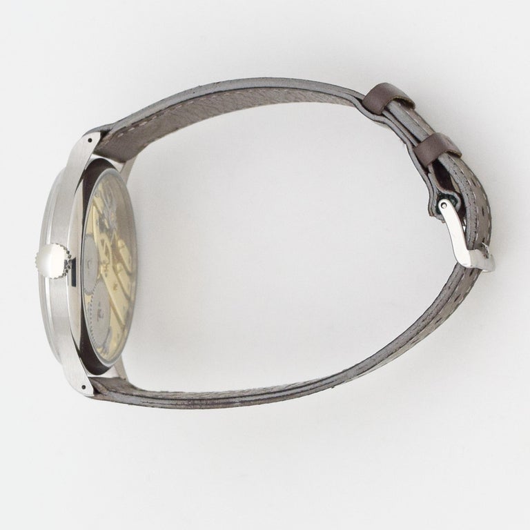 Vintage IWC Pocket Watch Conversion to Wristwatch in Stainless Steel