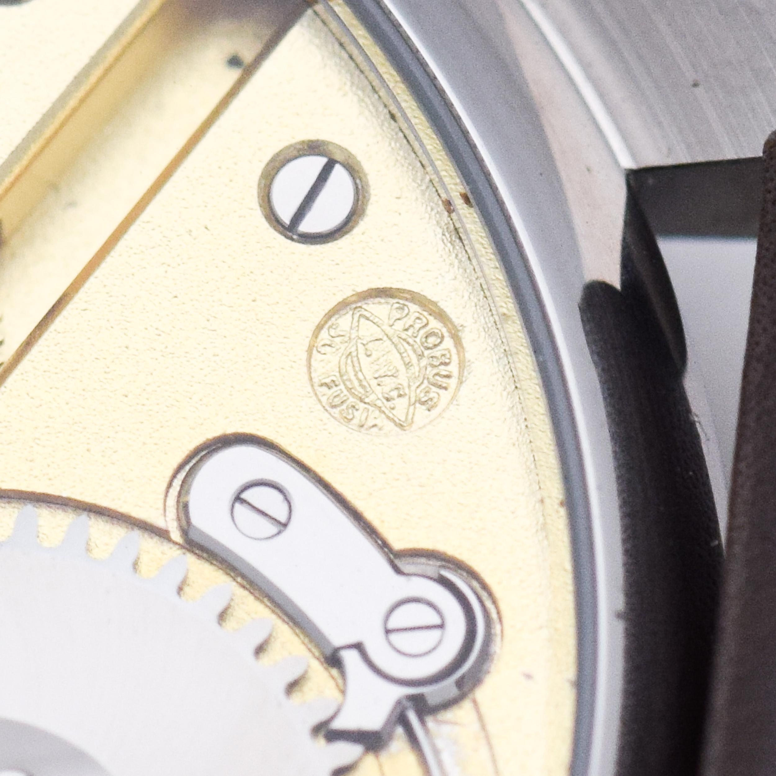 Vintage IWC Pocket Watch Conversion to Wristwatch in Stainless Steel, 1926 4