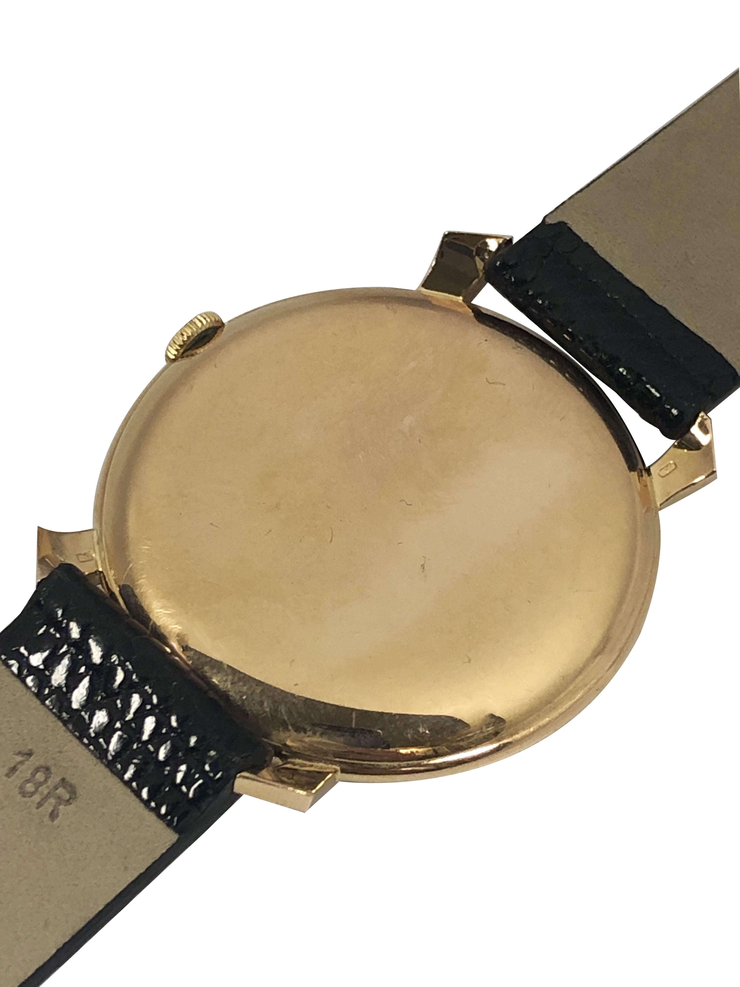 Vintage IWC Schaffhausen Rose Gold Armbanduhr im Zustand „Hervorragend“ im Angebot in Chicago, IL