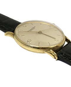 Vintage IWC Schaffhausen Yellow Gold Mechanical Wrist Watch