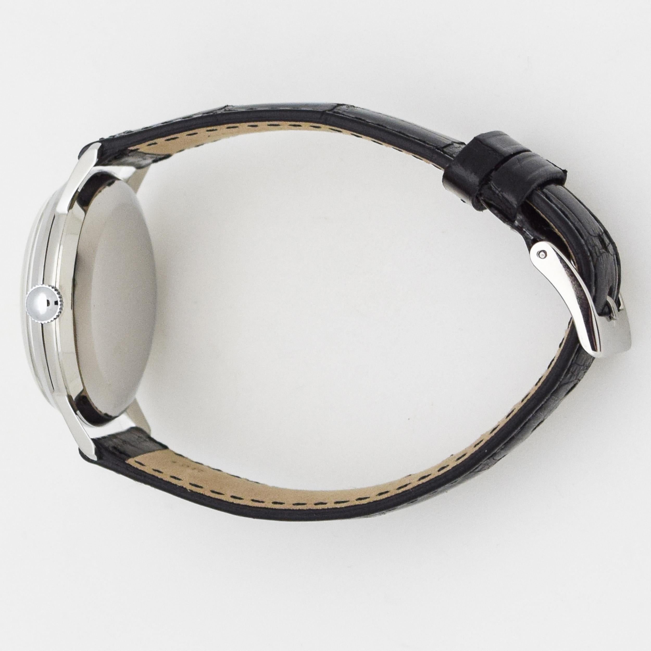 Women's or Men's Vintage IWC Stainless Steel Watch, 1957 For Sale