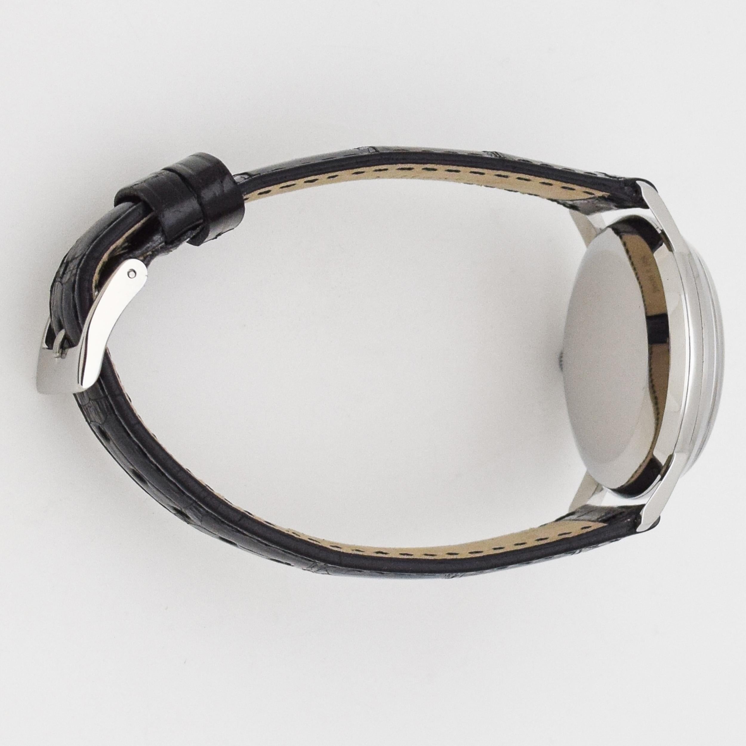 Vintage IWC Stainless Steel Watch, 1957 For Sale 1