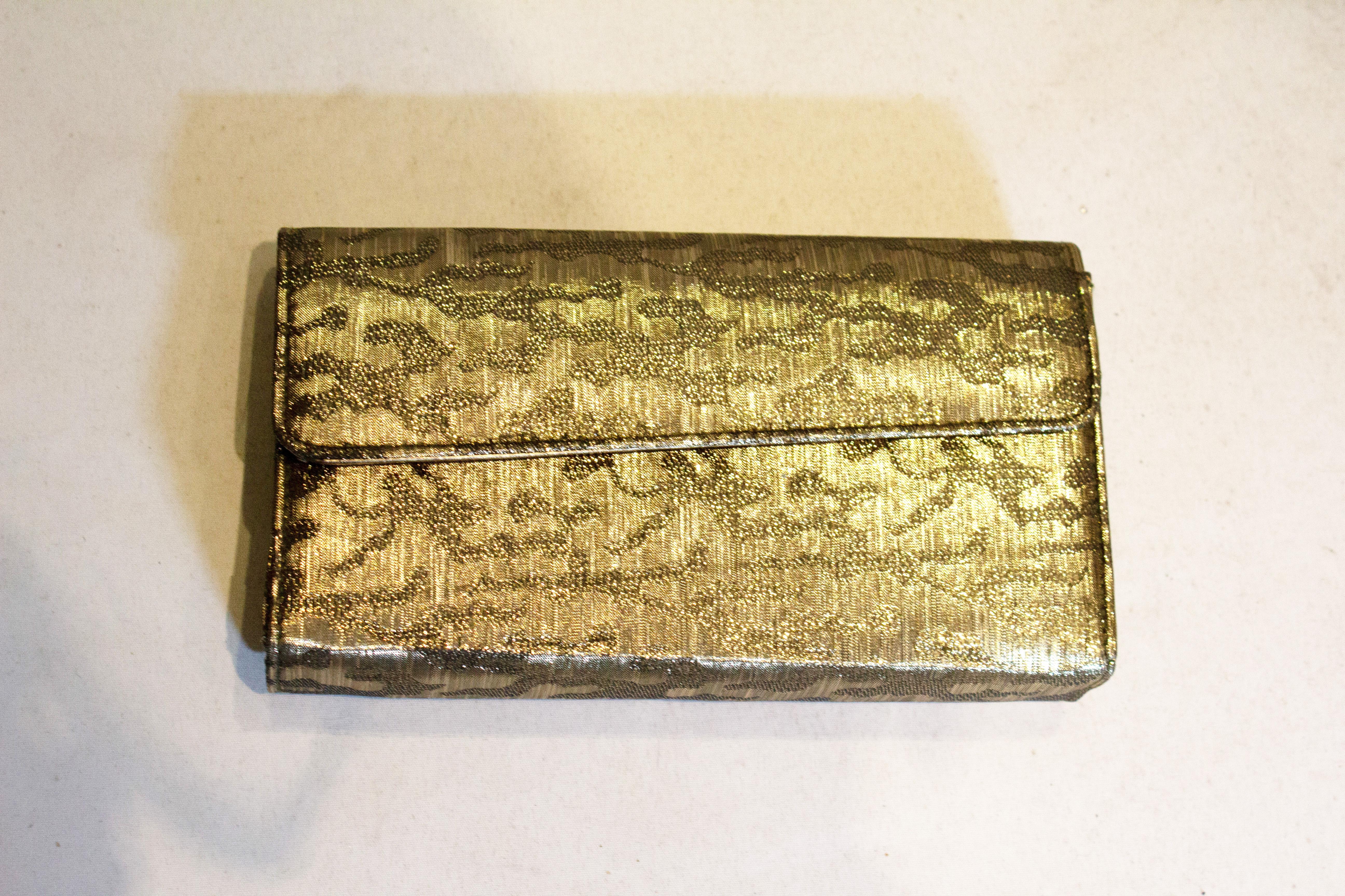 Vintage J Renee Bronze  / Gold Handtasche im Zustand „Gut“ im Angebot in London, GB