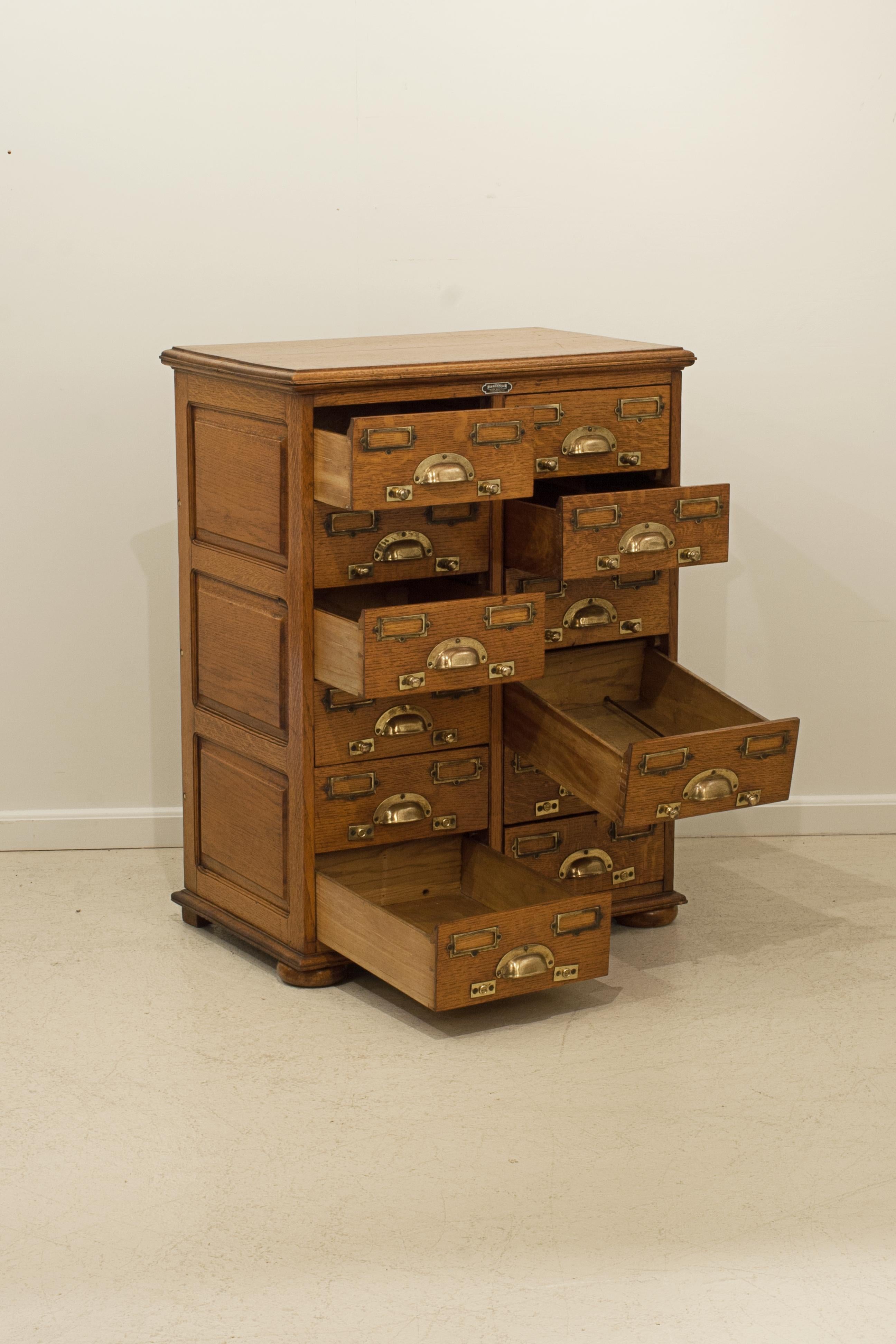 Vintage J. Taylor Library Card Filling at 1stDibs