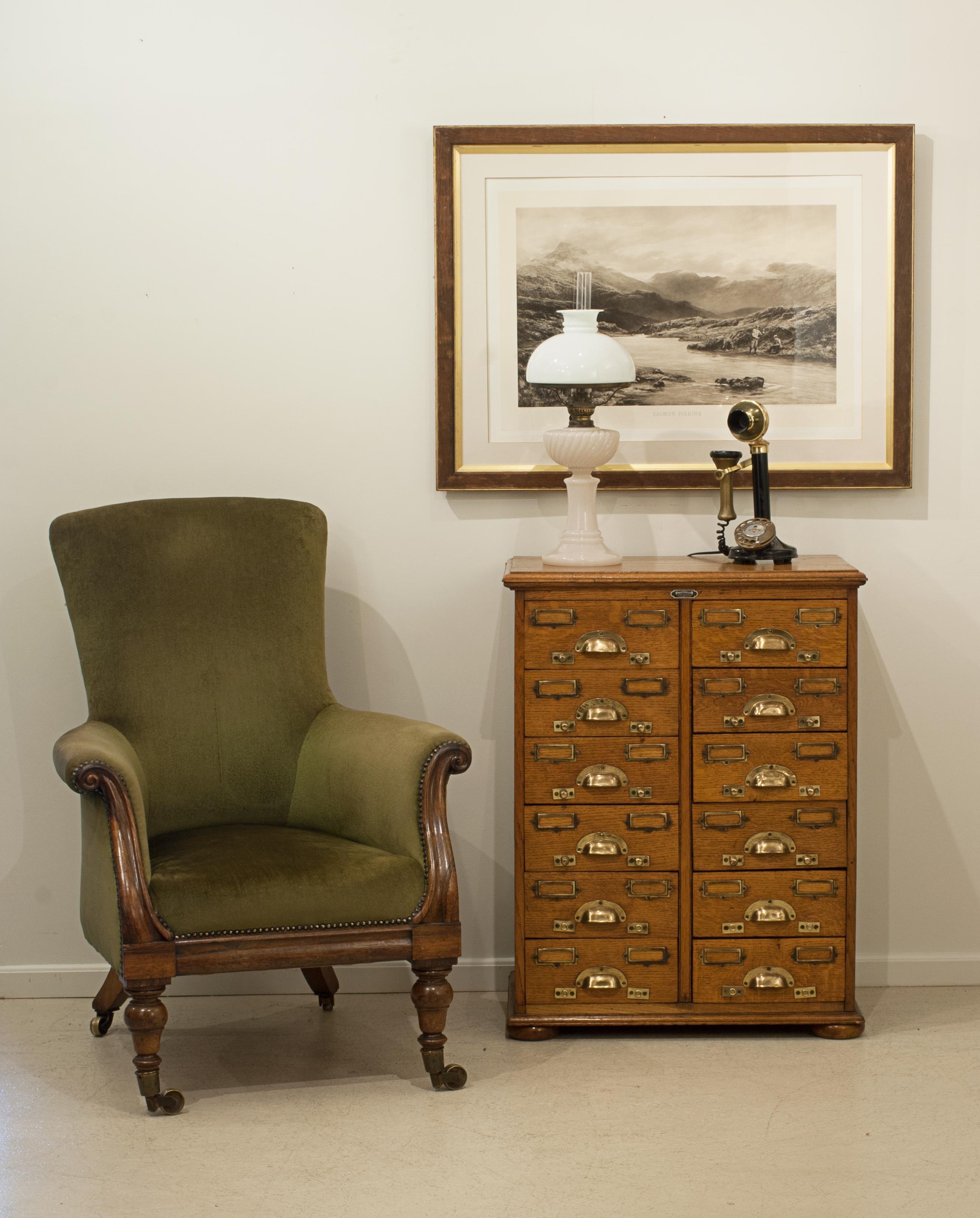 Vintage J. Taylor Library Card Filling at 1stDibs