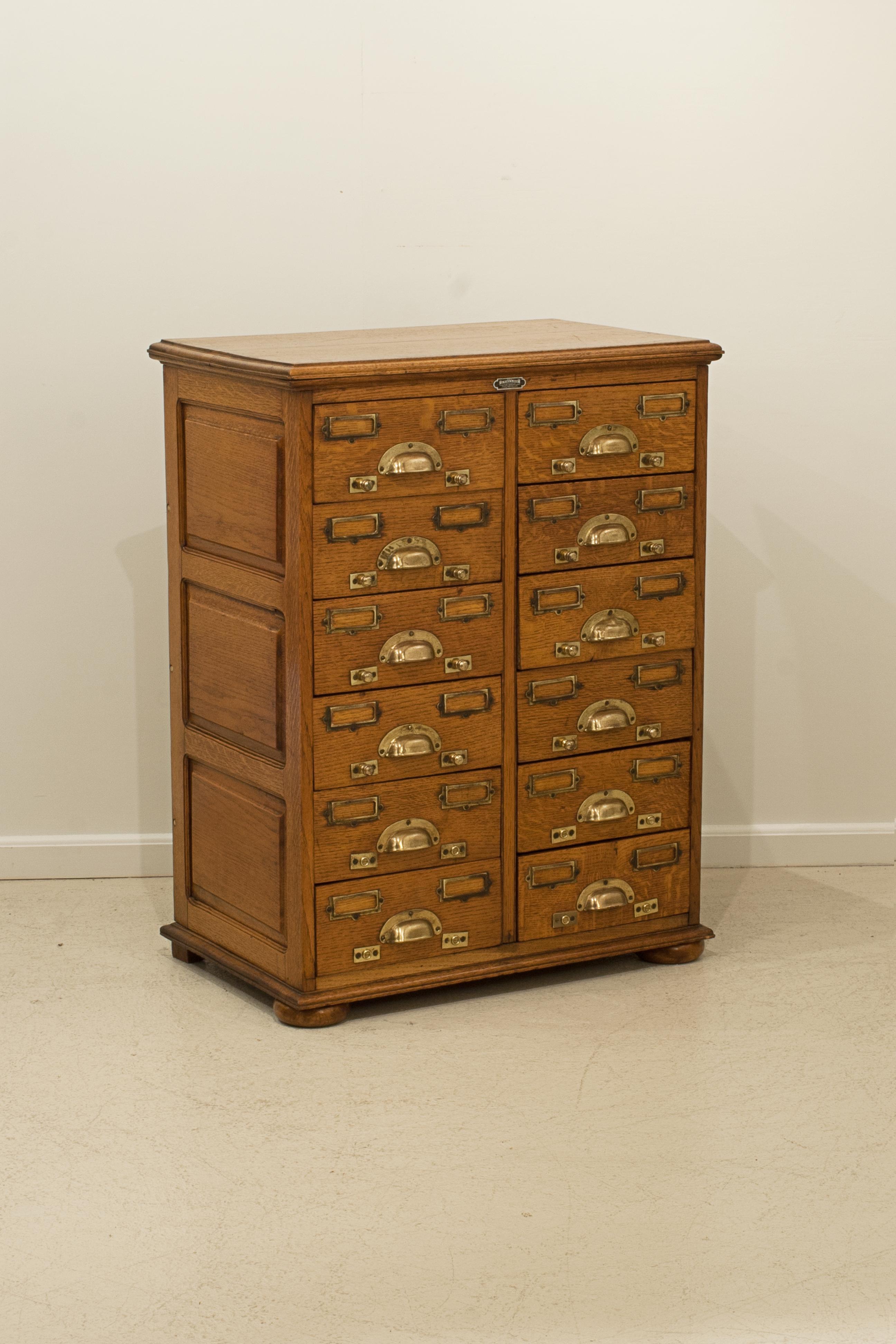 Vintage J. Taylor Library Card Filling at 1stDibs