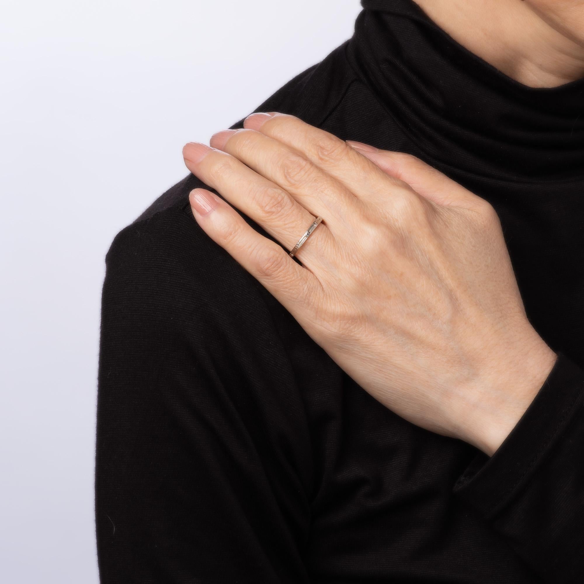 Jabel-Hochzeitsring Gr. 6 aus 18k Weißgold mit feinem Schmuck Damen