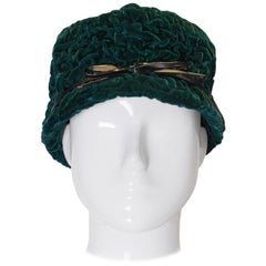 Chapeau en velours Jaccol vintage