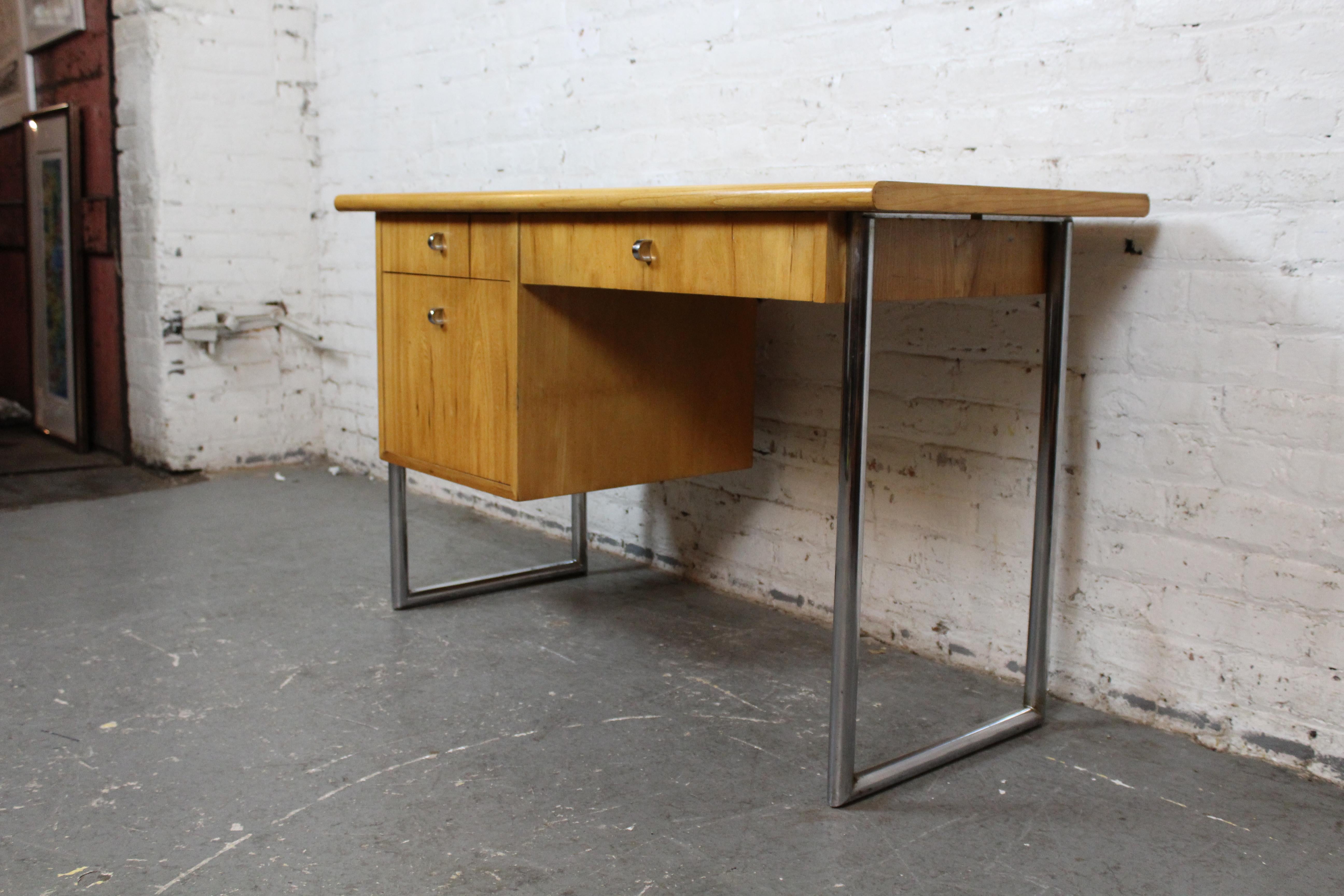 Vintage Jack Cartwright Elm Desk for Founders by Thomasville 2