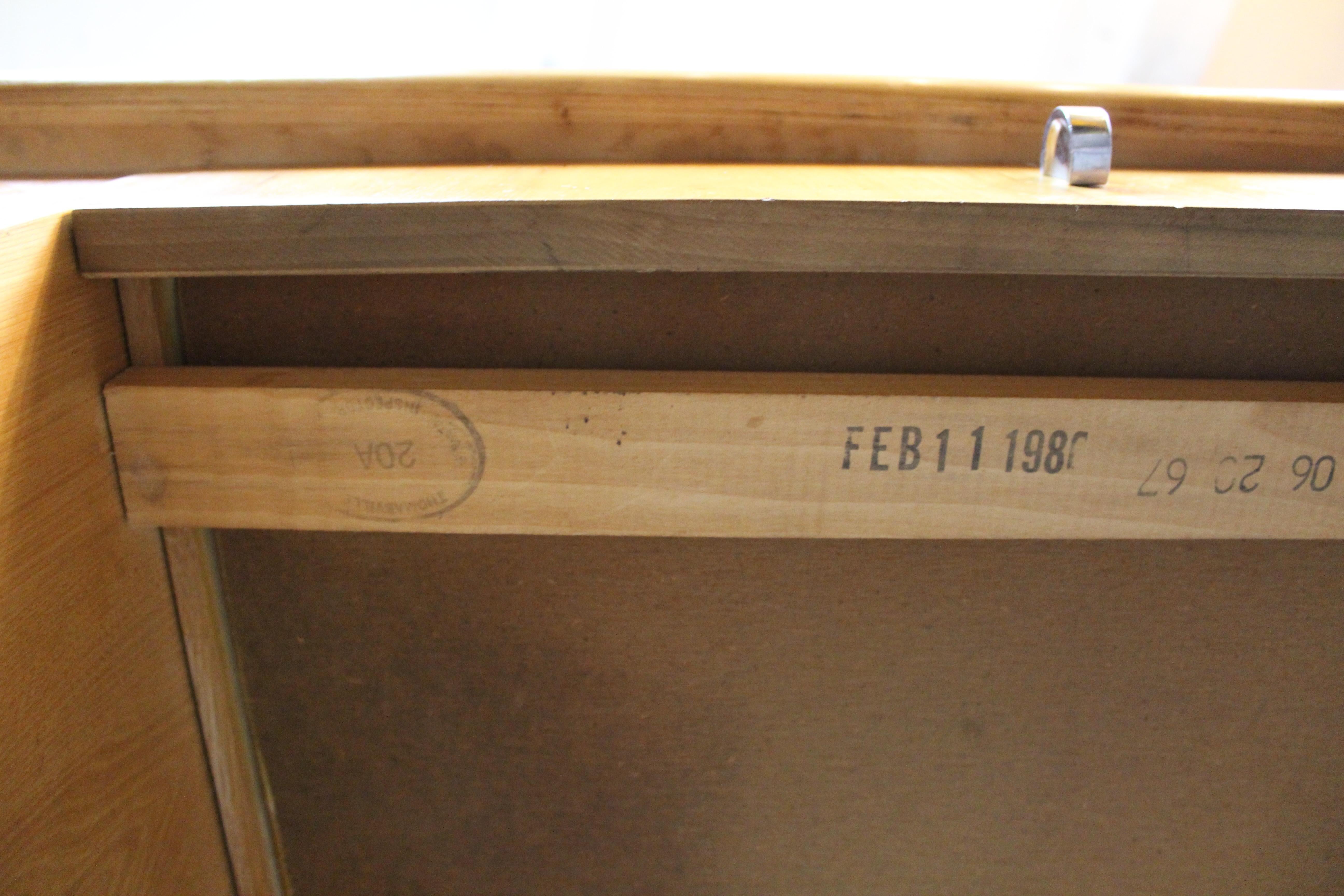 Vintage Jack Cartwright Elm Desk for Founders by Thomasville 9