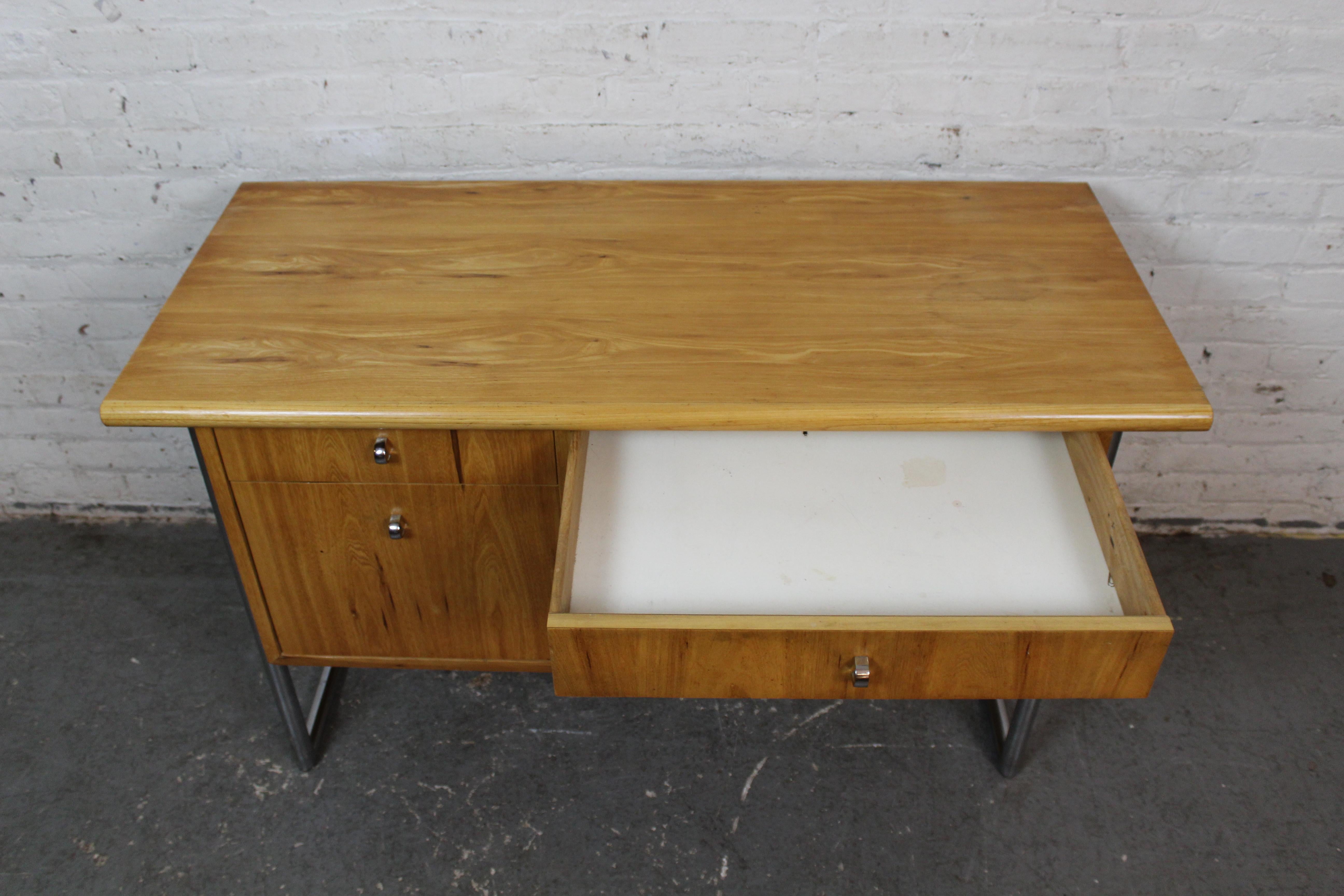 Vintage Jack Cartwright Elm Desk for Founders by Thomasville 1