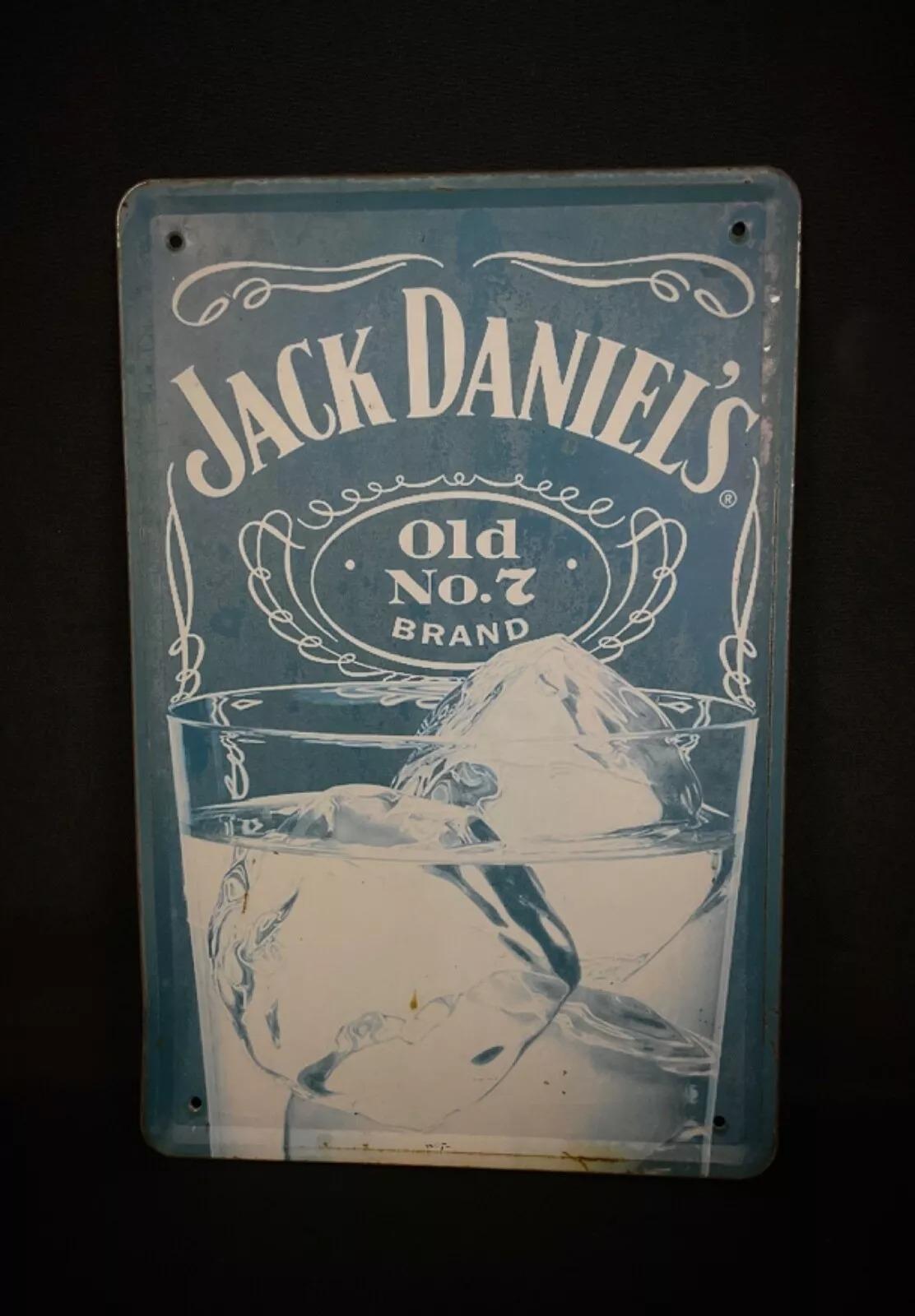 French Vintage Jack Daniel's Old No. 7 Brand Advertising Plaque - 2Y346 For Sale