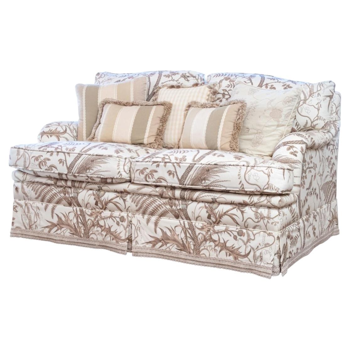 Vintage Jack Fhillips Quality Upholstered Love Seat Sofa