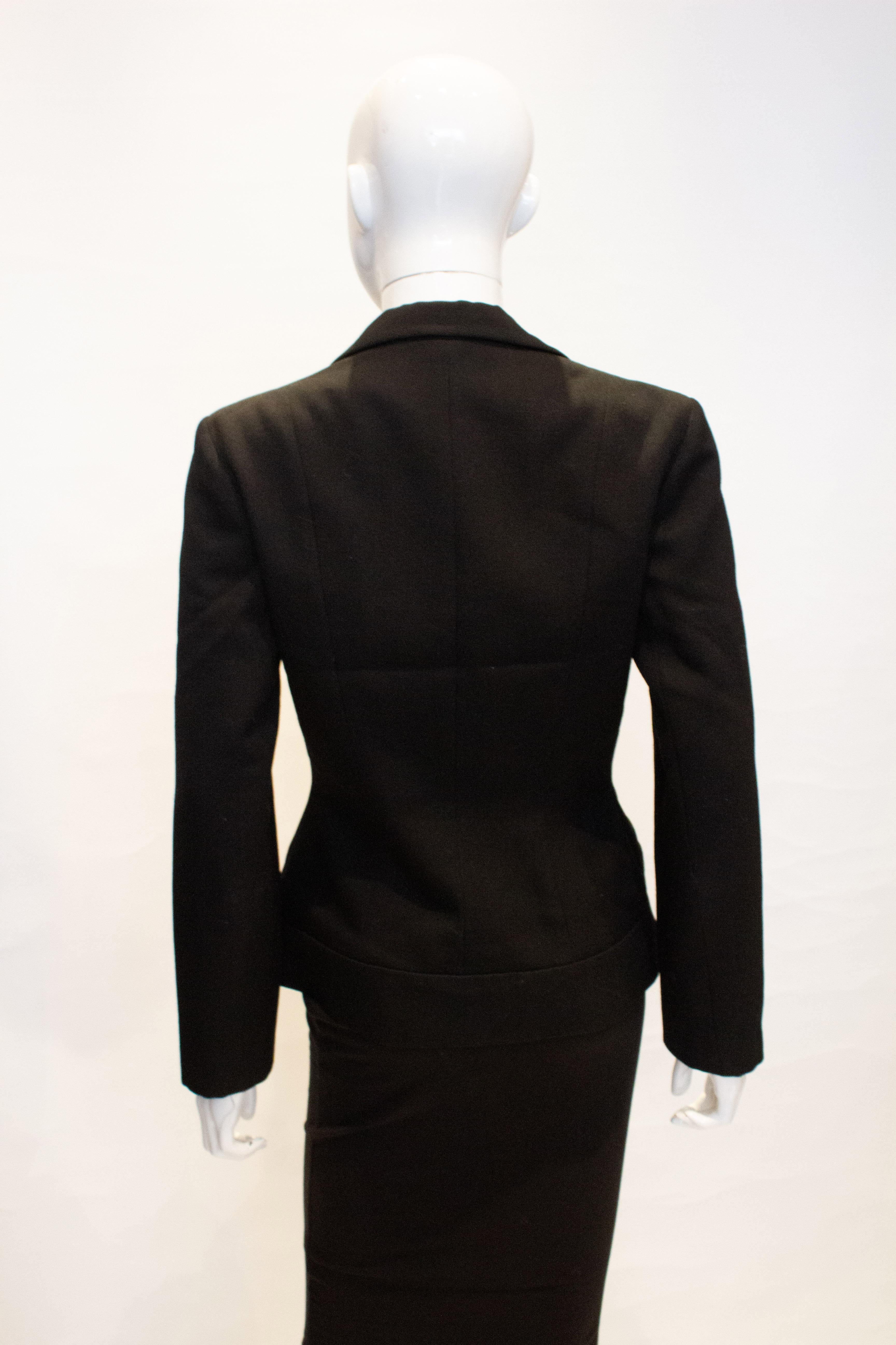 Black Vintage Jacket by Just Gordon For Sale