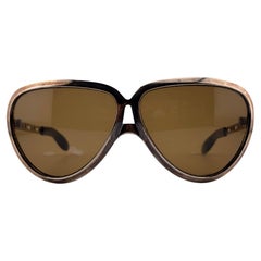 Vintage Jacky Ickx Chromed Frame F1 Classic Racer 1970's Sunglasses