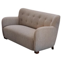 Vintage Jacob Kjaer Sofa From Denmark, Circa 1960