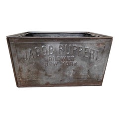 Antique Jacob Rupert Metal Bottle Carrier