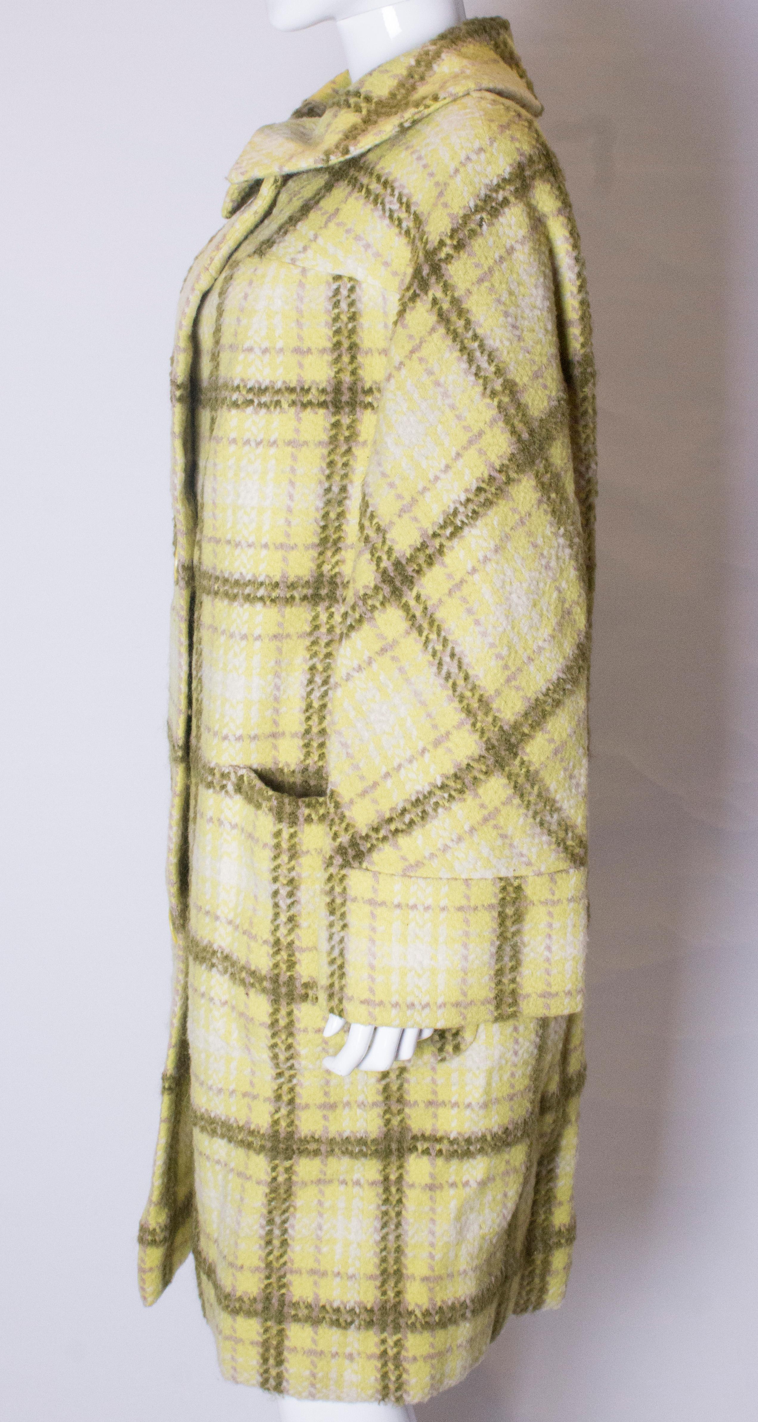 Women's Vintage Jacqmar Wool Coat For Sale