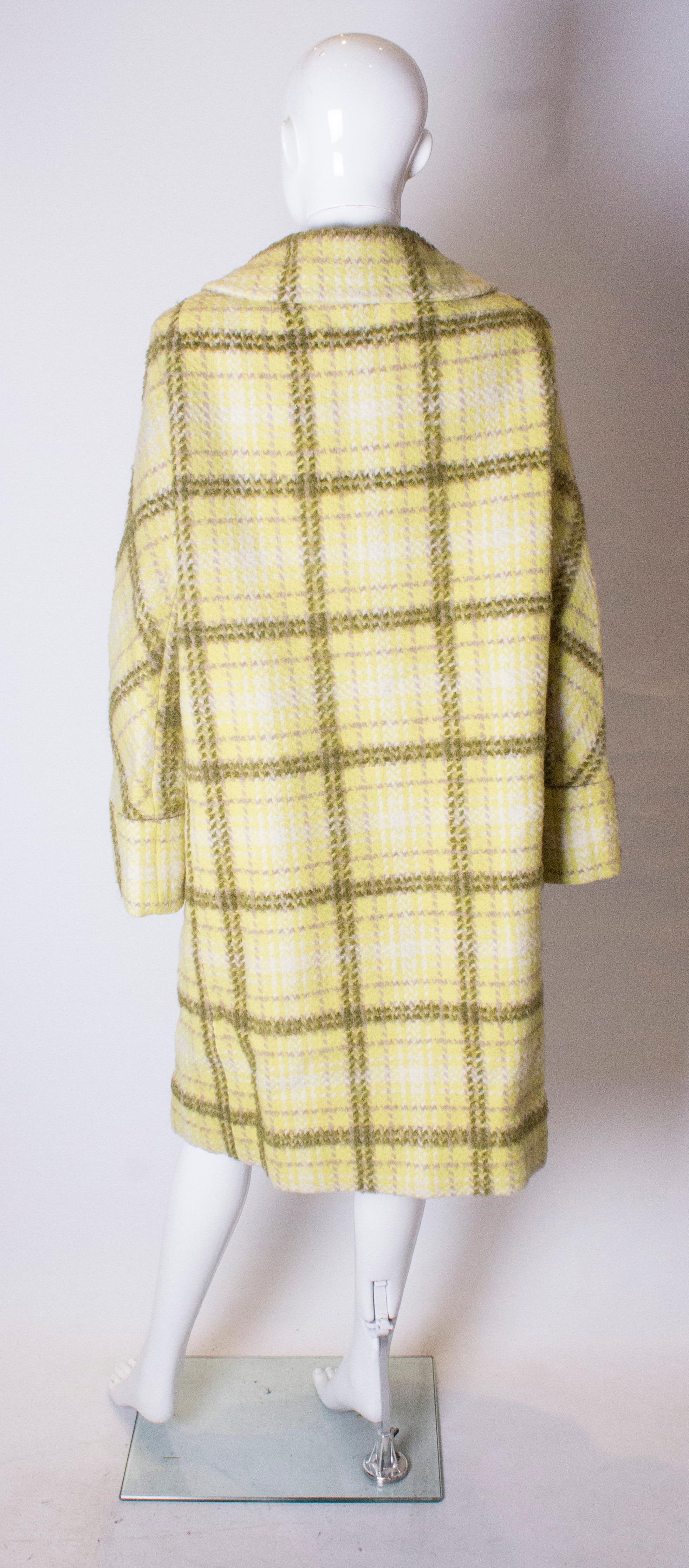Vintage Jacqmar Wool Coat For Sale 1