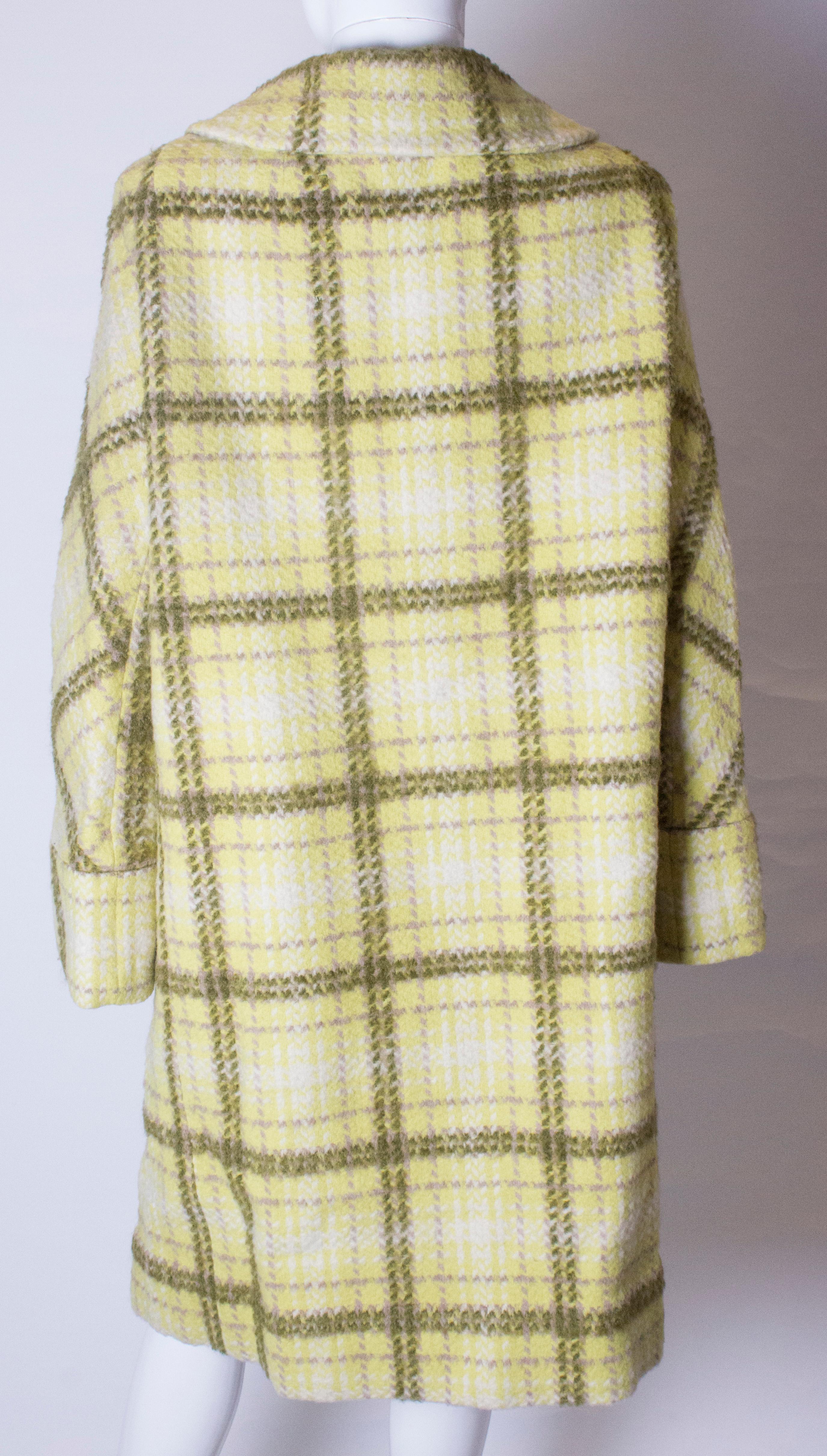 Vintage Jacqmar Wool Coat For Sale 2
