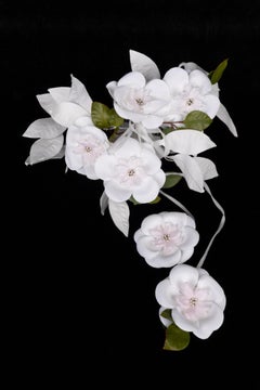 Vintage Jacques Heim White Flower Hair Jewelry Accessory, 54 cm Height