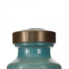 Vintage Jade Glass Perfume Bottle