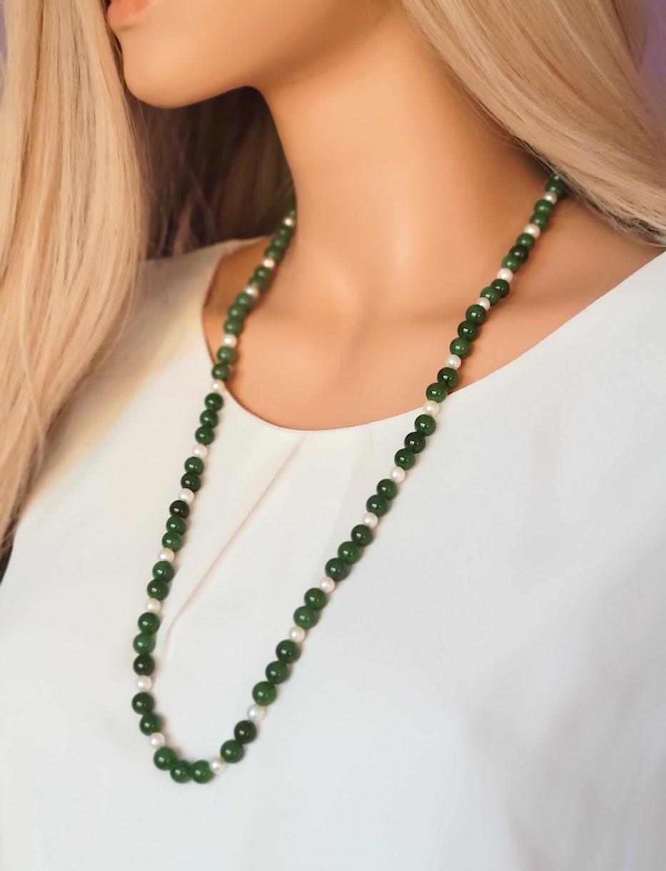 antique jade necklace