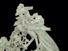 Vintage Jadeite Carving, China, 20th Century