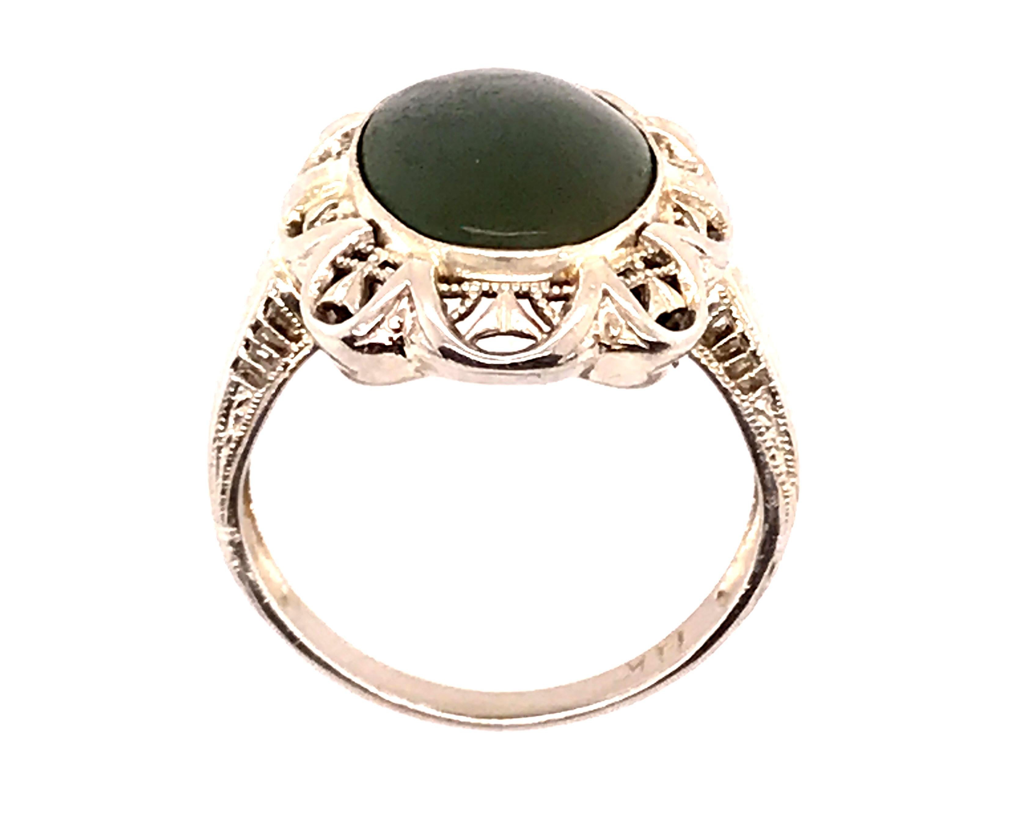 Echtes Original Art Deco Antik aus den 1930er Jahren Jadeit Cocktail Ring Oval Cabochon 14K


Mit einem RIESEN 14 x 11mm echten natürlichen Jadeit Edelstein Center

Prächtige handgeschnitzte Details 

100% natürlicher Jadeit

CIRCA 1930er Jahre