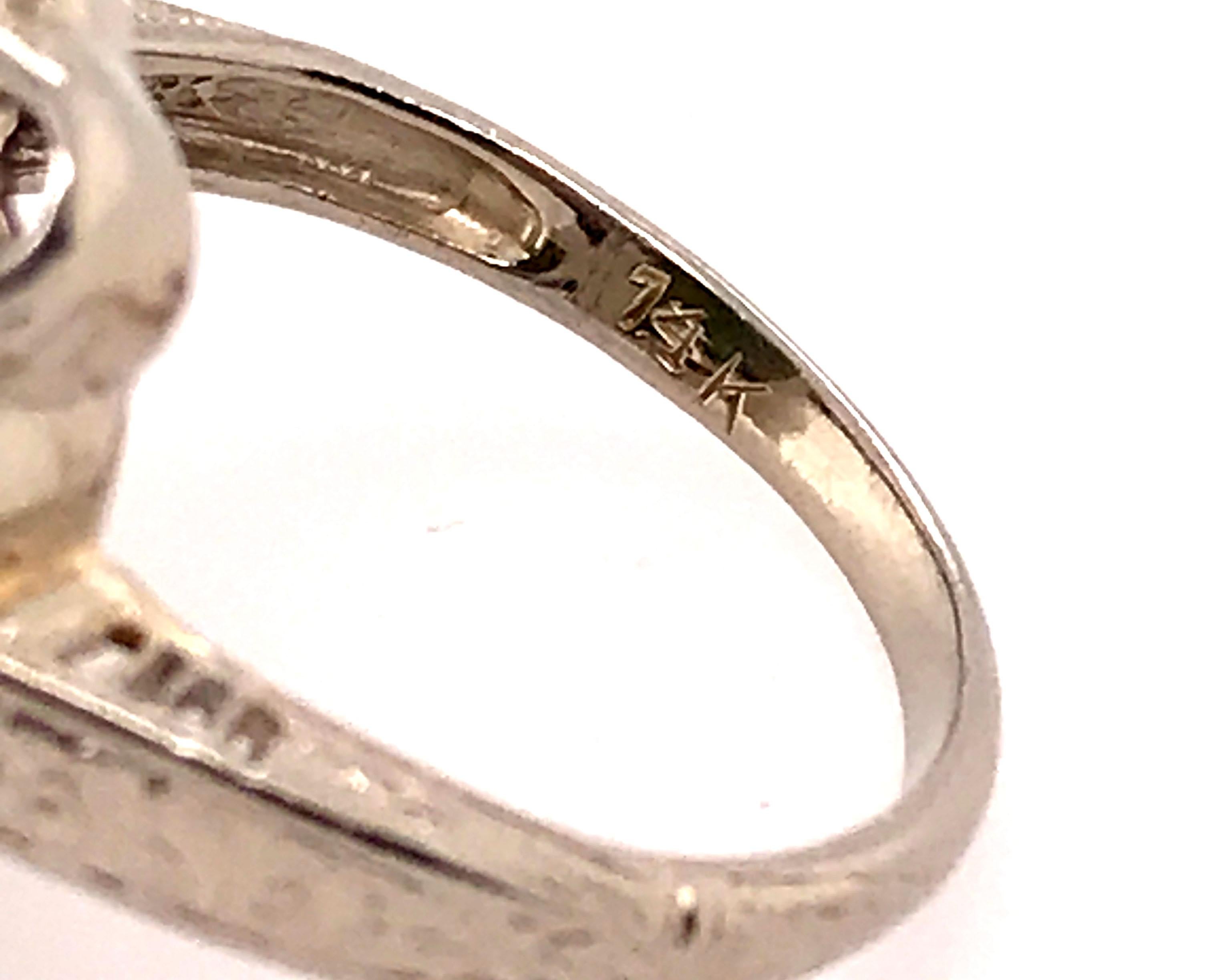 Art Deco Jadeit Cocktail-Ring Oval Cabochon Original 1930''s Antik 14K im Zustand „Gut“ in Dearborn, MI